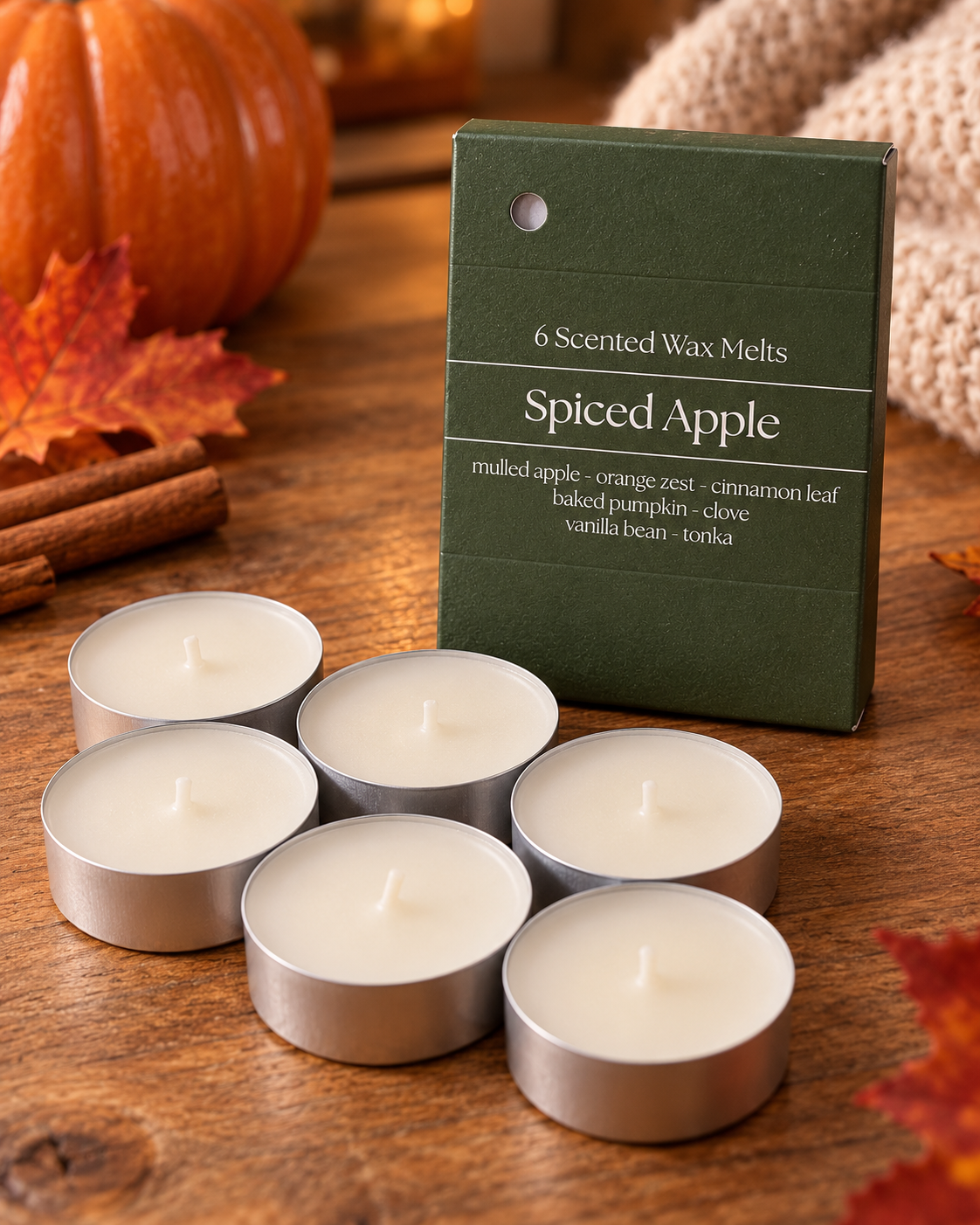 Pumpkin Wax Burner Halloween Gift Set